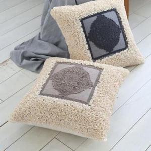 아트박스/러그랜드 웜레이스 광목 면 쿠션 (솜포함) - 2color