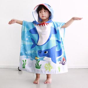 [엔비] 스카이상어 아동 비치가운/비치타월/샤워가운/비치타올