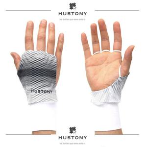 휴스토니 자외선차단 쿨 손등토시 [그라데이션 화이트]