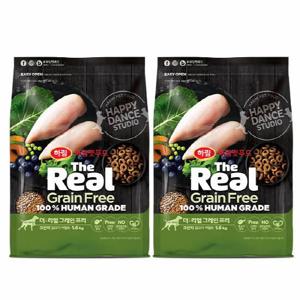 [하림펫푸드] 더리얼GF 크런치 닭고기어덜트 1.6kgx2