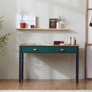 나무뜰 벤트 딥그린 1200 서랍 책상 DWF022C (착불)