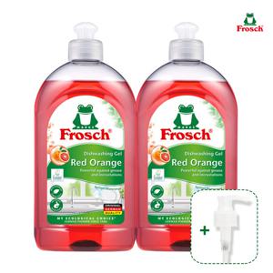 [단일]프로쉬 레드오렌지 주방세제 500mlX2개(펌프)