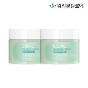 [김정문알로에] 큐어 리알로에 젤리 크림 100ml 2개