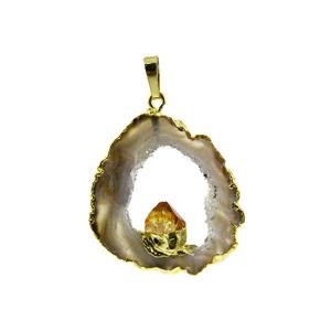 아게이트 토르마린 실버펜던트