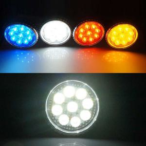 전차량 고정식 LED 안개등 써치 라이트 경광등 원형