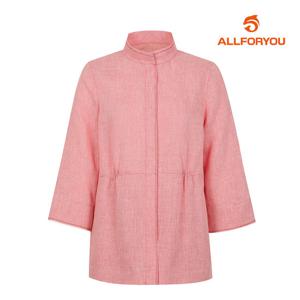 [올포유] 여성 잔패턴 반넥 자켓 ALKKL4121-500_G