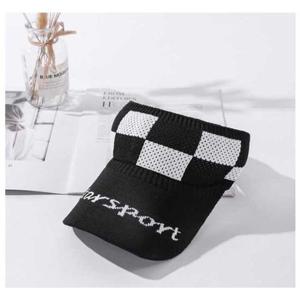 여성패션모자 1P 썬캡 체크 여름 스포츠 골프 모자