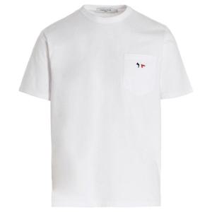 (명품) 메종키츠네 23FW 트리컬러 폭스 패치 티셔츠