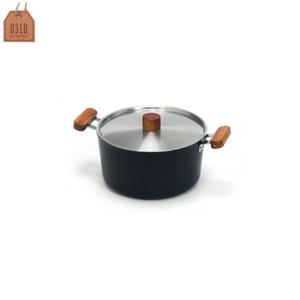 오슬로 에코라믹 IH 양수냄비 20cm 양수냄비 가정용냄비 고급냄비 심플냄비 냄비 찌개냄비 국냄비 요리용냄