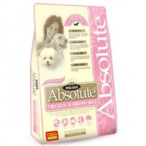 (앱솔루트) 홀리스틱 강아지 사료 치킨브라운라이스 2.7kg 강아지밥 영양사료 강아지먹이 강아지사료 앱솔