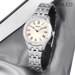 세이코 SWR069P1 사파이어 컨셉츄얼 크림다이얼 데일리 클래식 여자 메탈 시계 c