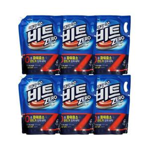 라이온코리아 비트 제로 리필 일반용 액체세제 2.0L x 6개