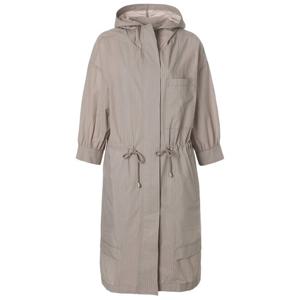 [펠리체조수니]스트라이프 드로우스트링 후드 롱 점퍼 (FNML214)