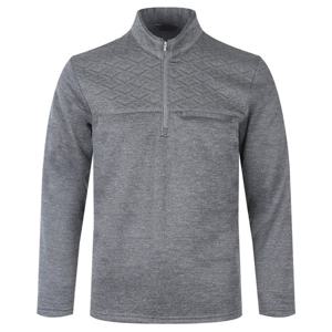 남자 겨울 퀄팅 반집업 기모 긴팔 티셔츠 BR-TSW-JT888M-회색