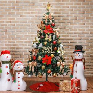 크리스마스 데코용품 180cm 카니발 골드레드 스카치트리 풀세트