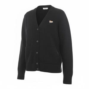 메종키츠네 여성 베이비 폭스 가디건 (LW00507KT1006 BLACK) 24FW