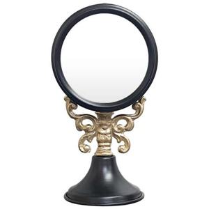 IG7362 주석 탁상 거울 블랙 제조한국 탁상거울 인테리어거울 메탈거울 주석거울 소품거울