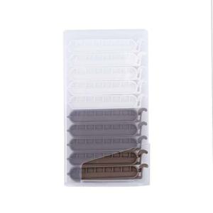 비닐봉지 공기차단 모노톤 쿠킹클립 밀봉집게 10세트