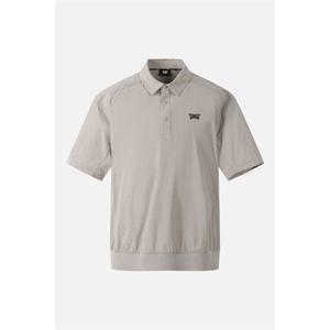 피엑스지 PXG 남성 여름 우븐 루스 핏 카라 숏 슬리브 티셔츠-PJMPM222905 382434