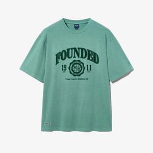 [휠라]휠라반팔티 KQC FS2RSH2113X-SAG 피그먼트 워싱 반팔티