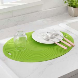 식탁보 논슬립 실리콘 드라잉매트(그린)
