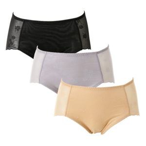 [2장세트]미디기장 똥배보정 얇고 힘있는 서포트 거들팬티 [VPTM160C]