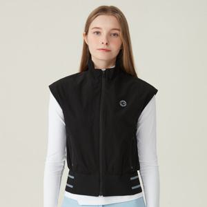 [60%OFF] 르꼬끄골프 여성 풀집업 하이넥 우븐 베스트 (GO322LWV81)