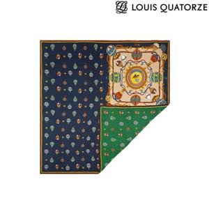 [루이까또즈 스카프] 울실크 큰사각 스카프 빅파베온 그린 (1DSS719GR) 1DSS719GR