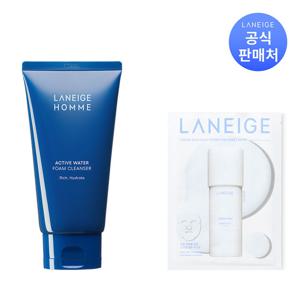 [단독] 라네즈 옴므 액티브 워터 폼클렌저 150g