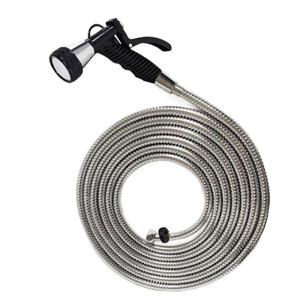베란다 6단분사 스텐레스 메탈호스 분무기세트 5M