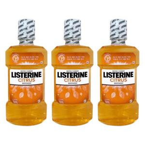 동아제약 구강청결제 리스테린 내츄럴 시트러스 750ml 3개