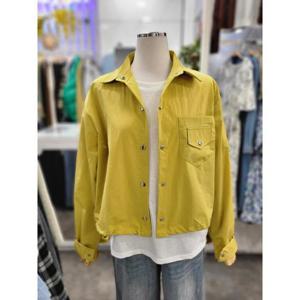 밸리걸 세이브존01 봄 바스락 루즈핏 스트링 셔츠형 자켓 825890