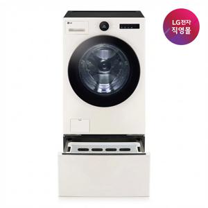 [LG전자 직영] LG 트롬 세트모델 FX25ENR+FP7E (드럼세탁기+수납장)