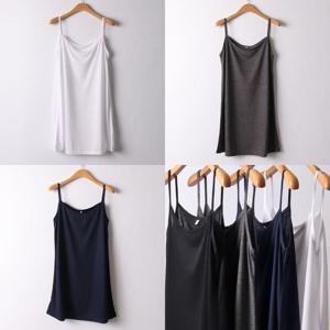 빅사이즈 큰옷 WW 오버핏컬러끈롱나시(I617H403)