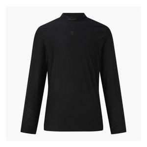 데상트 GOLF [ACMT] 남성 자카드 반넥 베이스레이어 (DQ12MFIN25) DQ12MFIN25_BLKG 279523