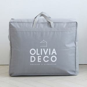 [올리비아데코] 선물용/보관용 로고 이불가방