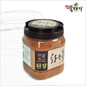 [뚝배기식품]황금 들녘 - 국산콩 100 황금들녘 된장(1.8kg) / 무료배송