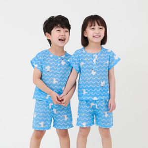 [알록달록]국산 5부 여름 실내복 잠옷 여아 남아 유아 주니어용