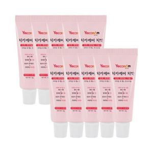 [예꼬맘]미니치약 10P /1단계/베이비용/무불소/아기치약