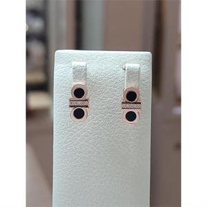 [미라클]오닉스 스노우 원터치 귀걸이(gss60)