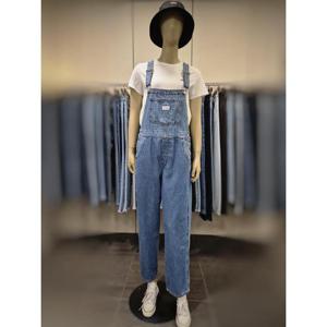 여성 빈티지 데님 오버롤 85315-0034 멜빵바지