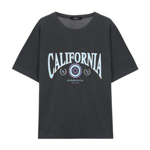 [에이비에프지]라운드넥 프린팅 반팔 면 티셔츠 APZ2QK38F