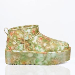 26 SS 어그 콜리나 스트라다 플라워 프린트 미니 부츠 그린 1170937 GRNF