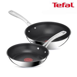 테팔 인덕션 퍼펙트 레지스트 2종(후라이팬20+웍28)