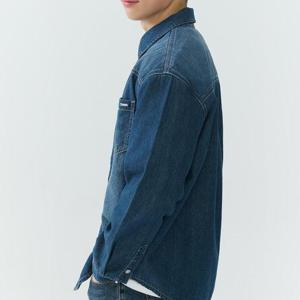 잠뱅이 동백01 남성 미디엄 인디고데님셔츠 AQ1DDH107