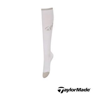 [테일러메이드] 테일러메이드 어패럴 골프 양말 AS65606 100 여성 레터링 포인트 니삭스(38CM)긴양말  미끄럼방지 실리콘 TWAS65