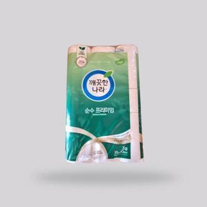 [깨끗한나라] 깨끗한나라 순수 프리미엄 화장지 3겹 30m 30롤 x 2팩