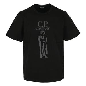 CP컴퍼니 프린팅 반팔 티셔츠 16CMTS145A 006203W 999