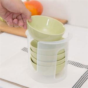 원형 그릇정리 수납랙