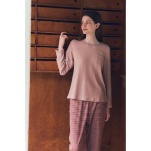 (비너스) 어디서나 편안 착용감+ 여성 체크 바지 홈웨어-VEP3951W